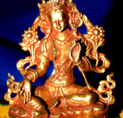 Blessing Pratima Green Tara, Nepal, tinggi 10 cm 