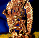 Blessing Singhamuka Deity (wajah wanita), Nepal, tinggi 8-9 cm 