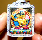 Blessing Manjusri, Tibetan Amulet 