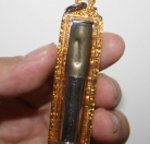 Blessing Takrut Bullet Lok Puen, Lp Od (Lp Aut) Wat Saimai BE 2553 (gold casing)