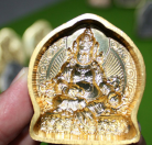 Blessing Molding atau Cetakan Amulet Buddha Zambala  Yellow Zambala