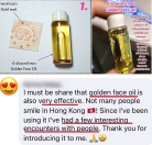 Blessing Testimony Golden Face Oil oleh Phra Arjarn O, Phetchabun.