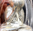 Blessing Phra Pidta Maharangap, Silver Pure Material, BE.2561 Ajahn Teelek Samnak PaTiBat Tham wat Khao SuNaM