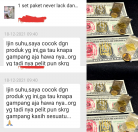 Blessing New Testimoni 71 1 set bever lack of money