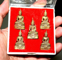 Blessing buddha Set 5 Phra Buddha Sothorn, Wat Phra Thatlali BE 2541 