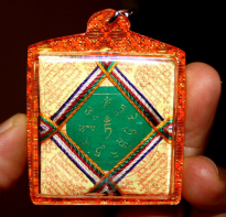 Blessing buddha Green Tara Mantras, Tibetan Amulet 