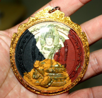 Blessing buddha (Show Only) Contoh Casing Waterproof warna emas (Gold) 