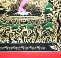 Blessing buddha Thangka Bhagavati Kurukulla, Hand Made, Ukuran : panjang 78 cm x 62 cm 