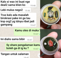 Blessing buddha testi worshiper yang menggunakan Green Wax Ajhan O