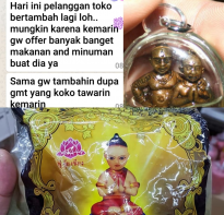 Blessing buddha testi menggunakan dupa khusus spirit 