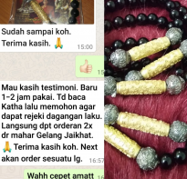 Blessing buddha Testimoni penggunaan Takrut Jaikard