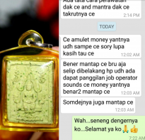 Blessing buddha Testimoni Holy Rice Buddha 