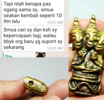 Blessing buddha Testimony 3 Heads 6 Hands Ngang Emperor, Phra Ajhan O