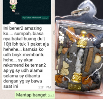 Blessing buddha Testimony 1 Locket Luangpu Mun Bhuridatto versi 150 tahun kelahiran 2562BE