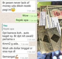 Blessing buddha New Testimoni  38 Never Lack Of Money Yant, Phra Ajhan O