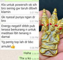 Blessing buddha Testimony Red Eyes 3 Heads 6 Hands Ngang Emperor, Phra Ajhan O