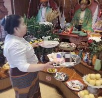 Blessing buddha Mae She Shuan, Blessing Ajhan Lorji, Myanmar