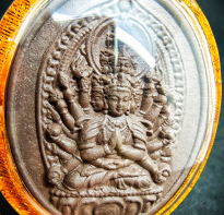Blessing buddha Avalokietsvara Zhen Re Zig, blessing His Eminence Sangay Dorji Rinpoche