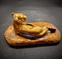 Blessing buddha Bucha Tiger nawaloha with takrut maharangap BE. 2560 by Ajhan Kha 