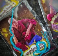 Blessing buddha gelang suci by Kruba Khamfan of War GorChoke Chiangmai.