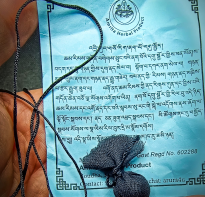 Blessing buddha Amulet Sembilan Substansi Hitam Proteksi Penyakit Menular