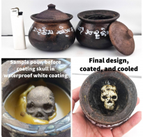 Blessing buddha Hacom Black Skull Namanprai  Ajhan Tom 