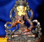 BlessingBuddha.Com Vajrasatva Muka Lapis emas, Nepal, tinggi 9 cm 