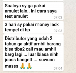 BlessingBuddha.Com testi worshiper pengguna Never Lack of Money Ajhan O 