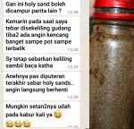 BlessingBuddha.Com Testi Worshiper pengguna Holy Sands Ajhan O pada rumah yang berhantu 