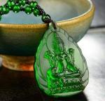BlessingBuddha.Com Bhagavati Green Arya Tara, Tibetan Amulet 